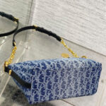 Christian Dior Diorstar Hobo Bag with Chain Blue